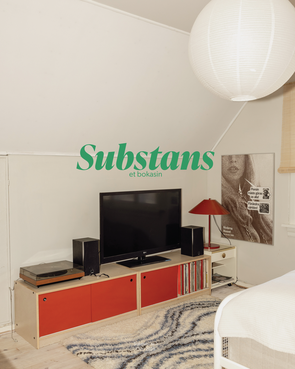 Substans Bokasin nr. 1, forside blå/ grønn