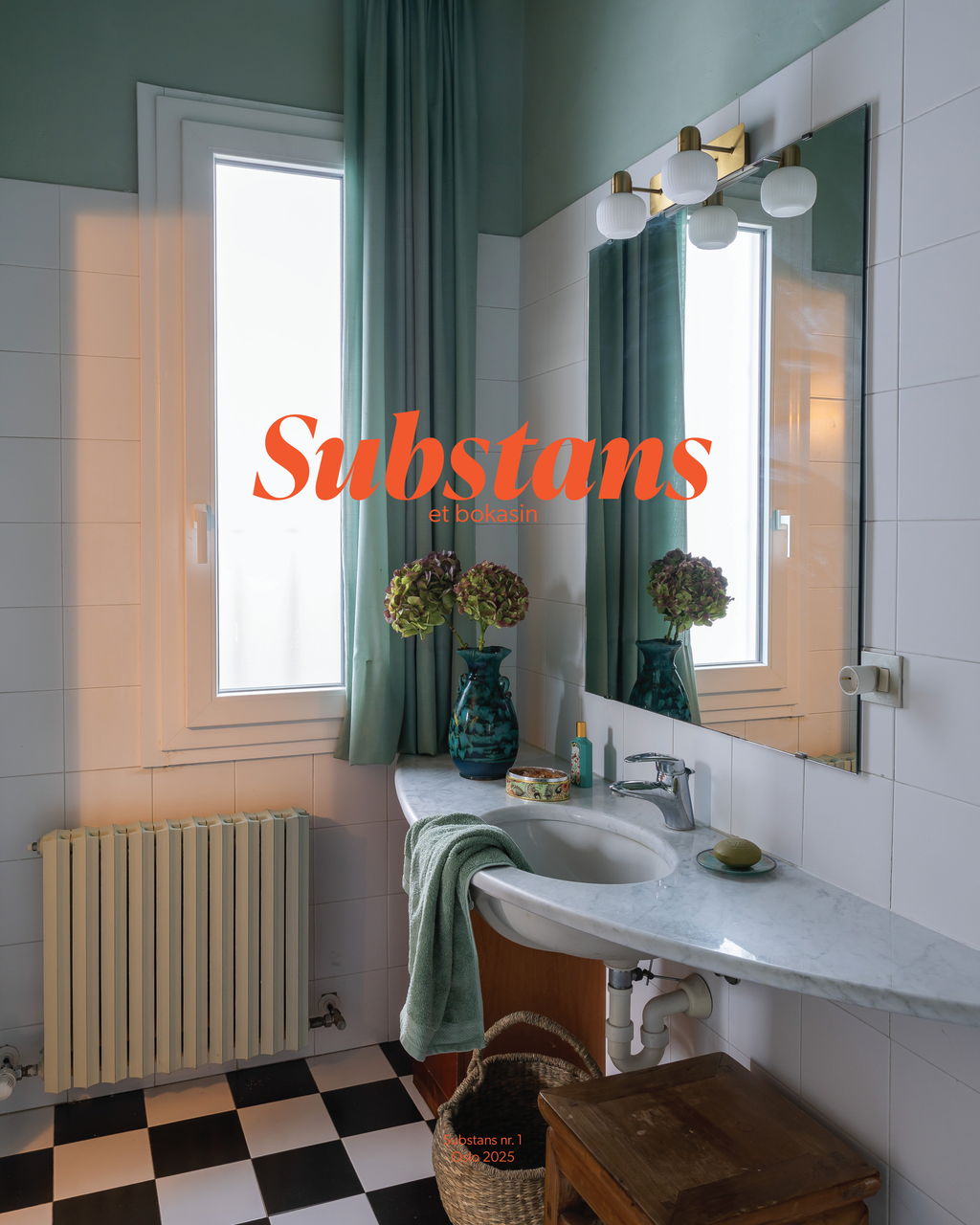 Substans Bokasin nr. 1, forside oransje/ beige