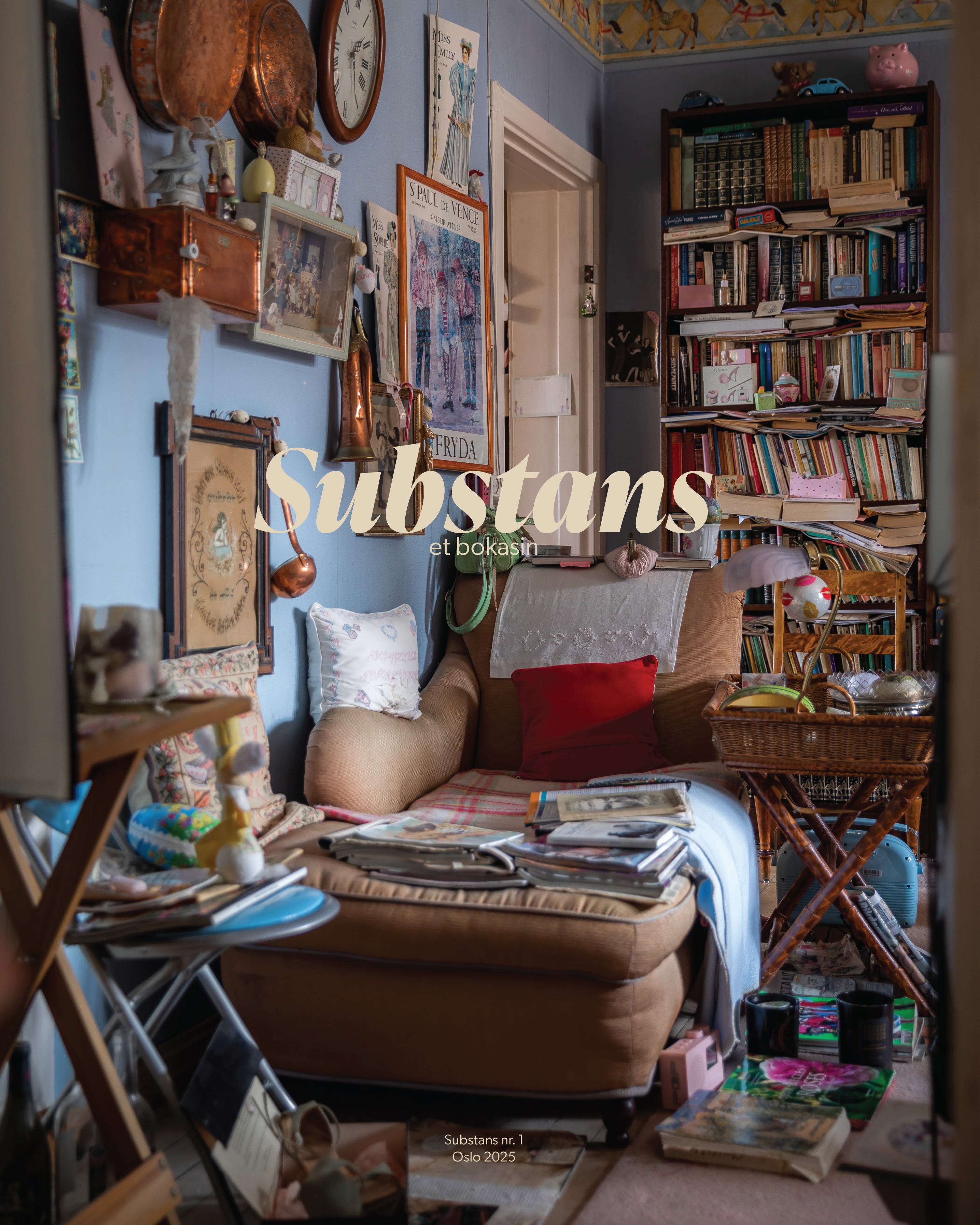 Substans Bokasin nr. 1, forside oransje/ beige