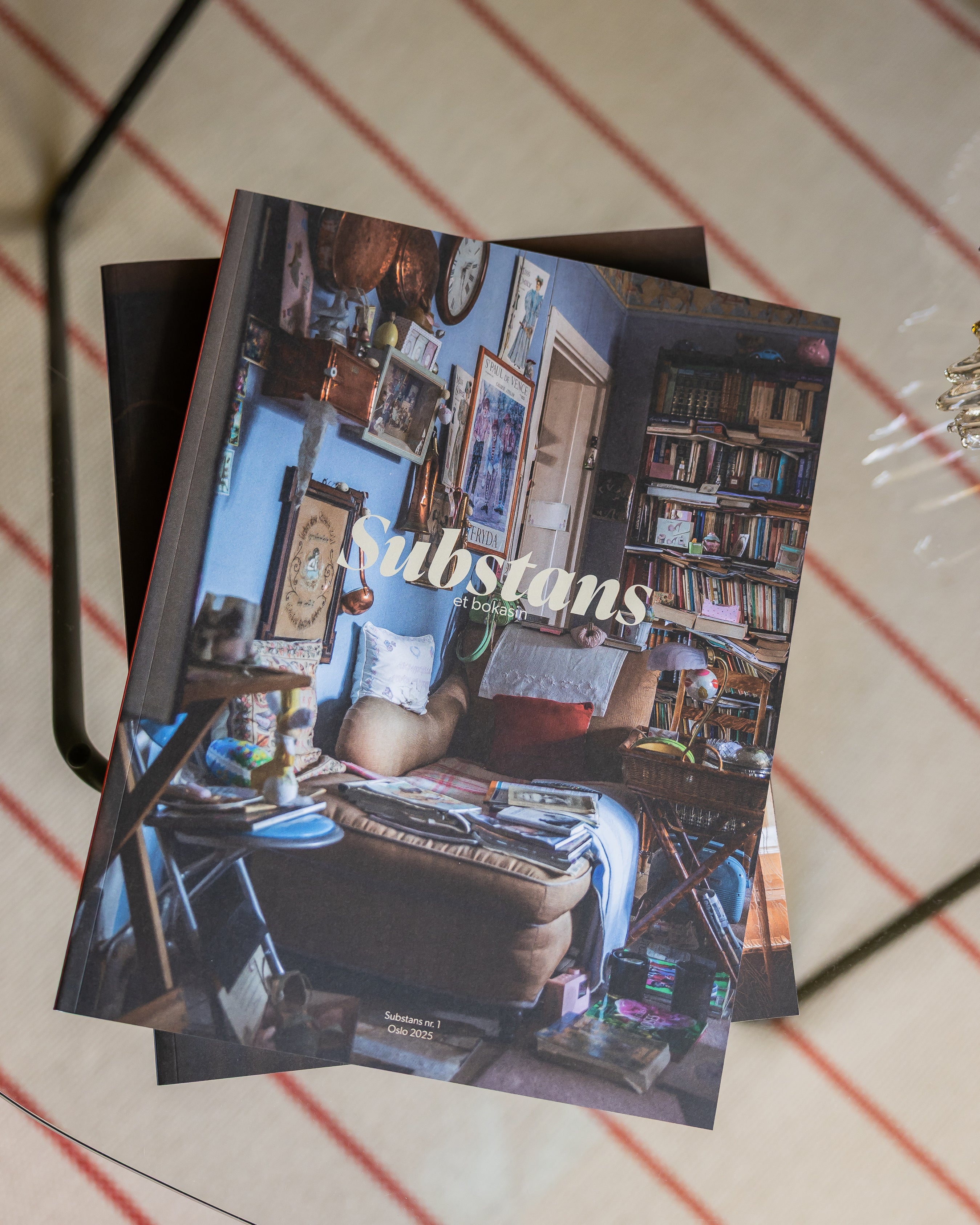 Substans Bokasin nr. 1, forside oransje/ beige