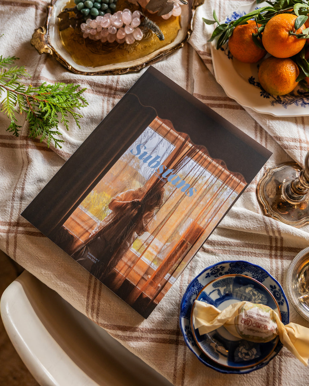 Substans Bokasin nr. 1, forside blå/ grønn