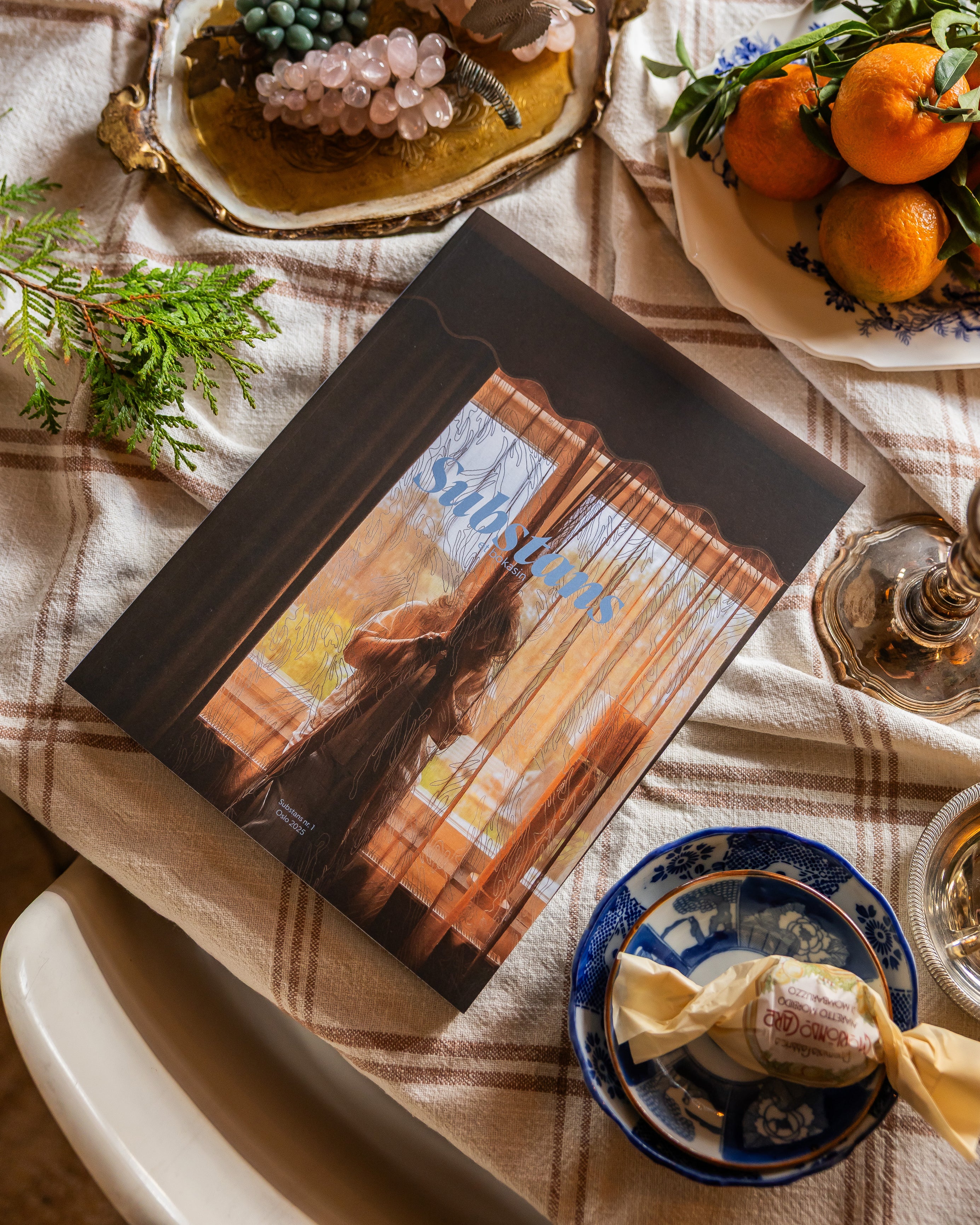 Substans Bokasin nr. 1, forside blå/ grønn