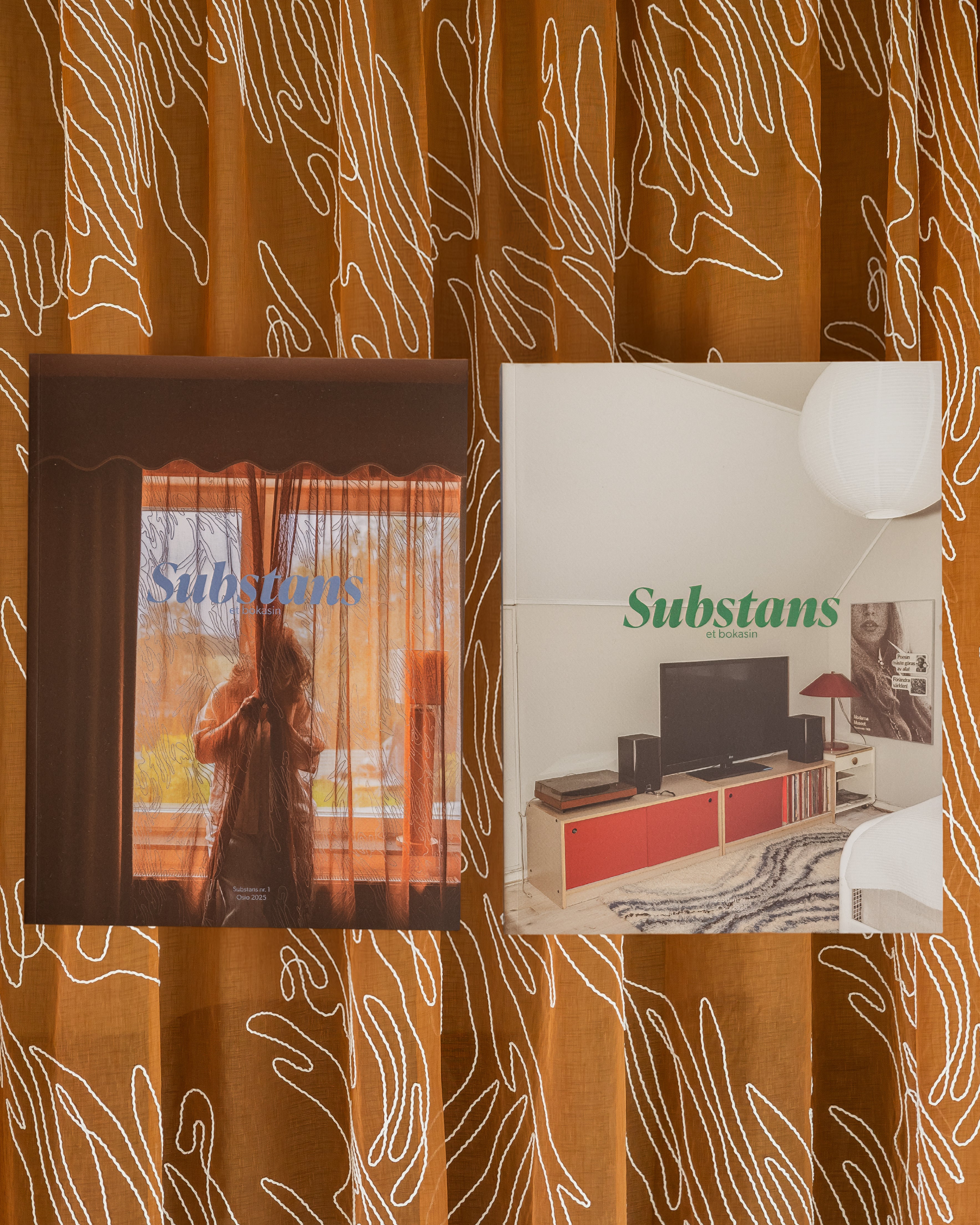 Substans Bokasin nr. 1, forside blå/ grønn