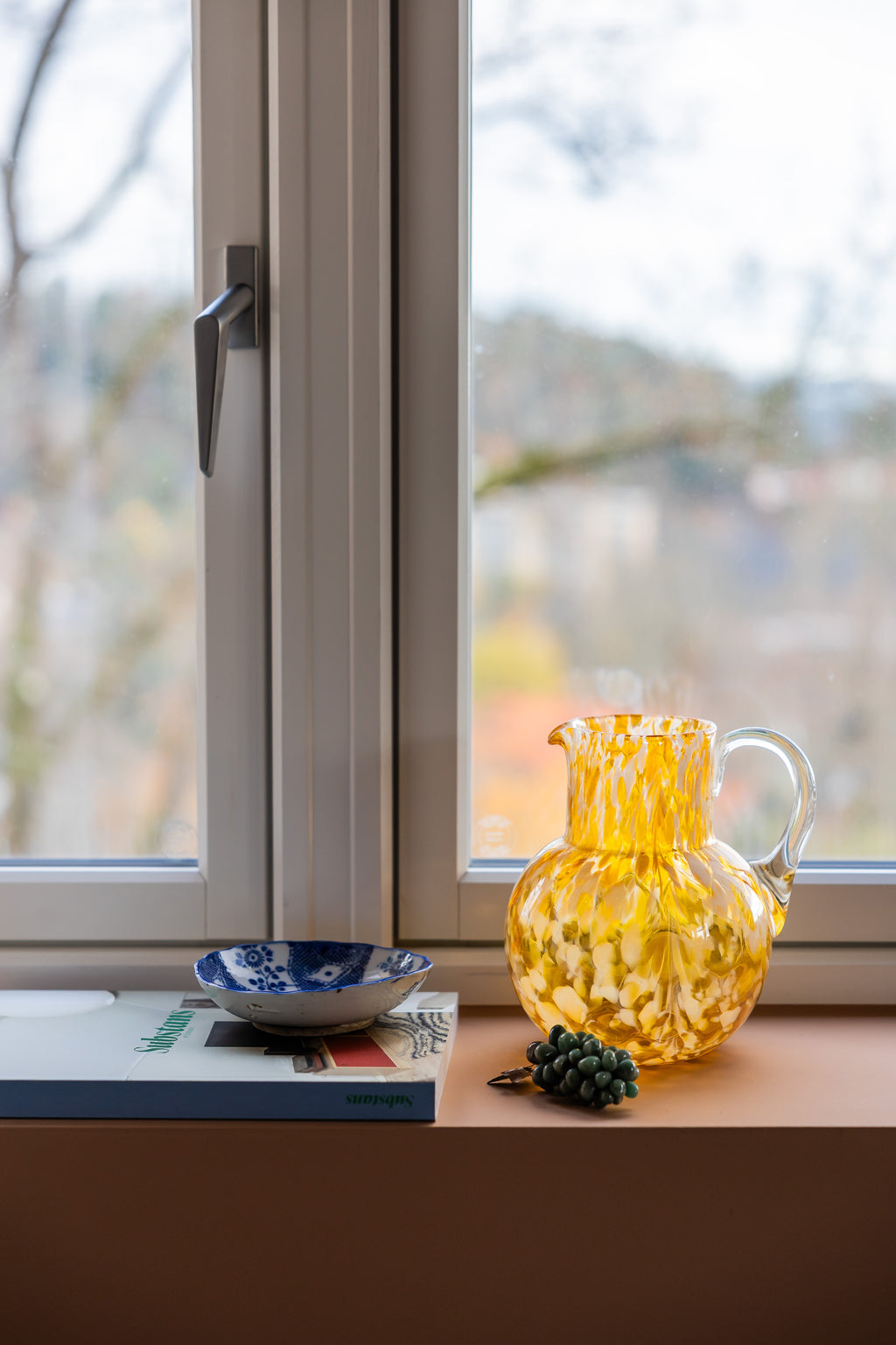 Glassvase fra Italia, 70-tallet