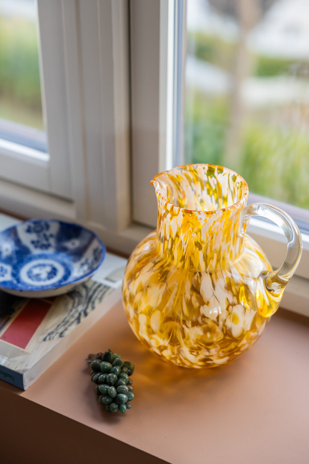 Glassvase fra Italia, 70-tallet