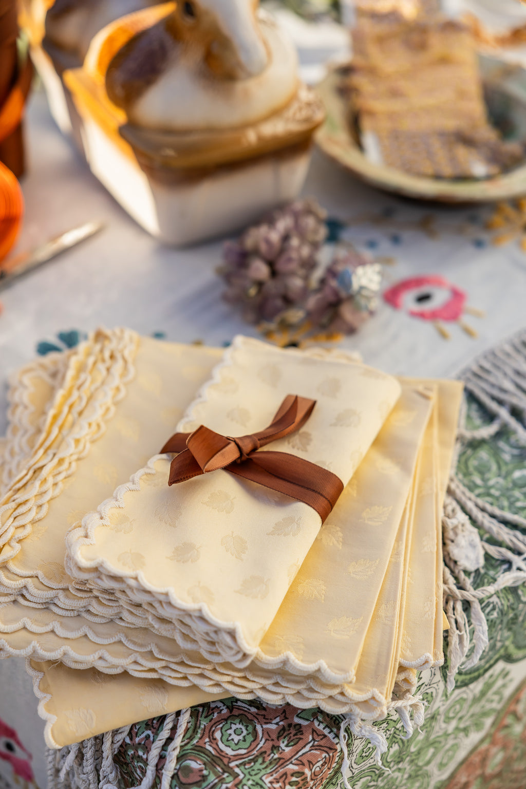 Tøyservietter, 7 stk