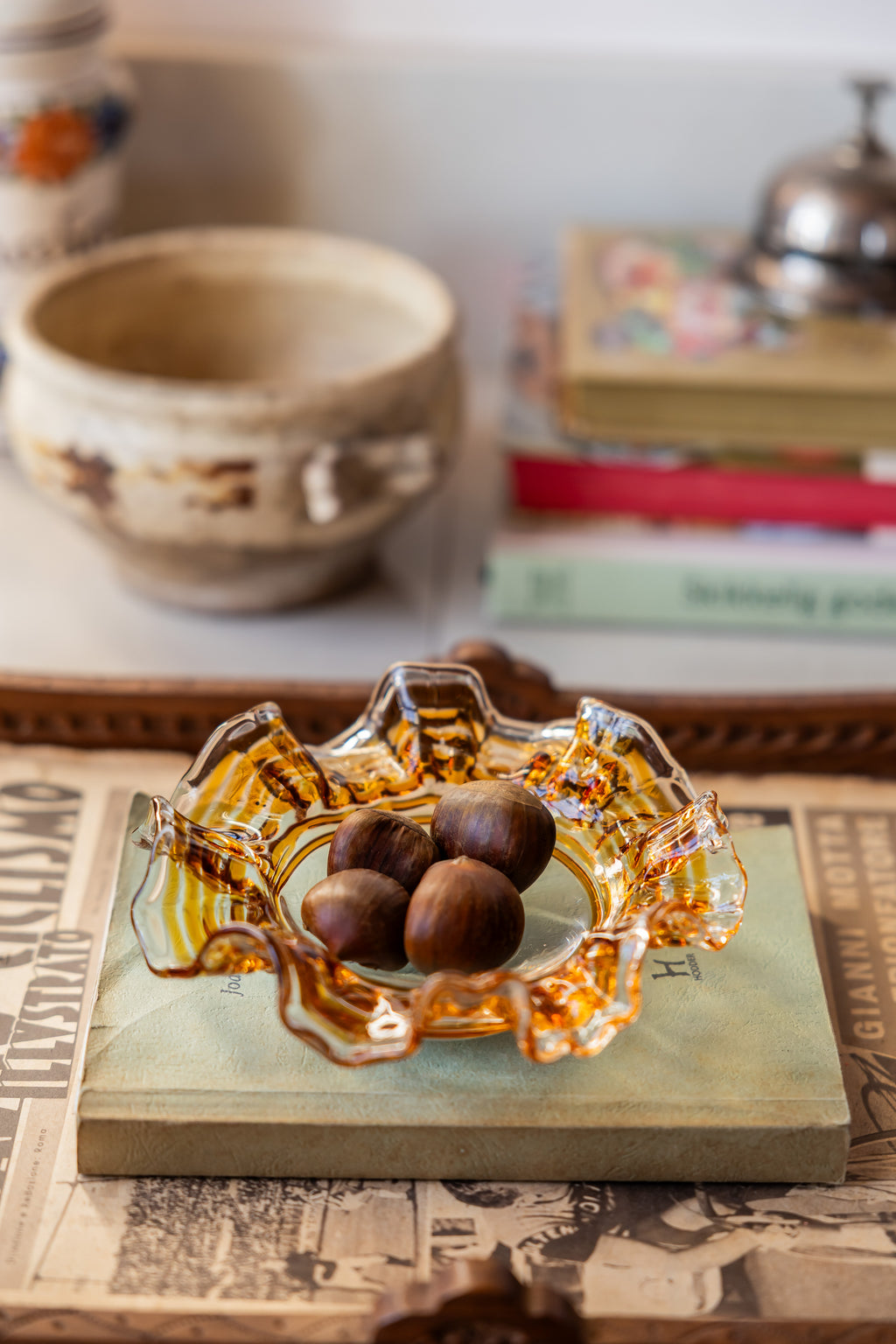 Murano, glasskål, 70-tallet