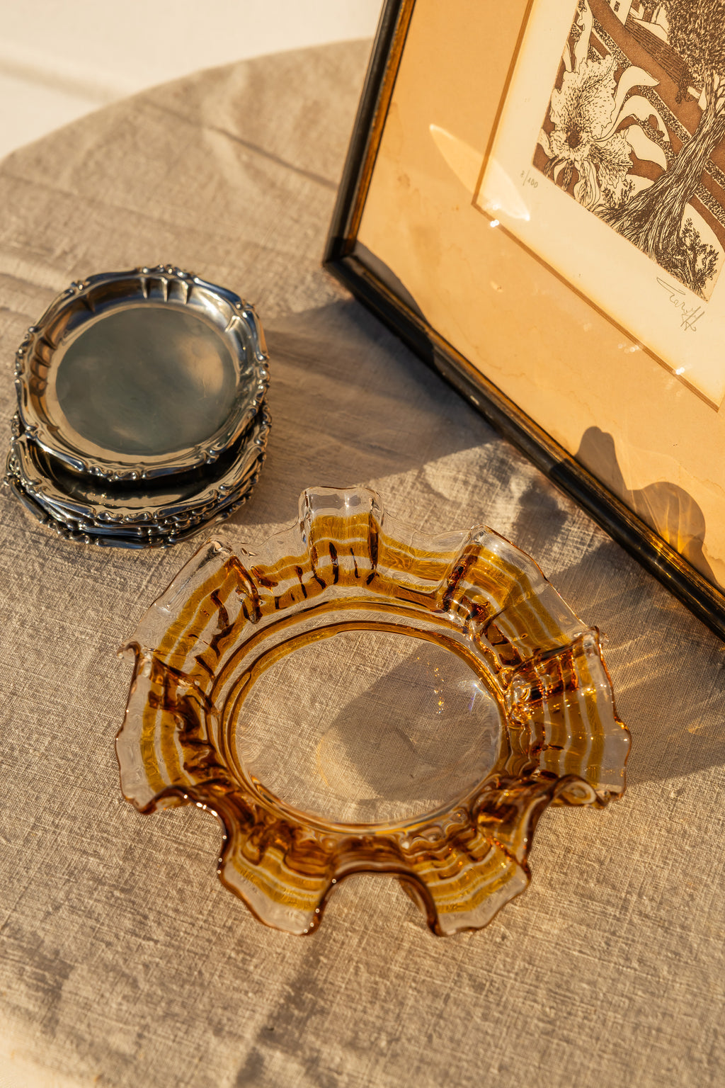 Murano, glasskål, 70-tallet