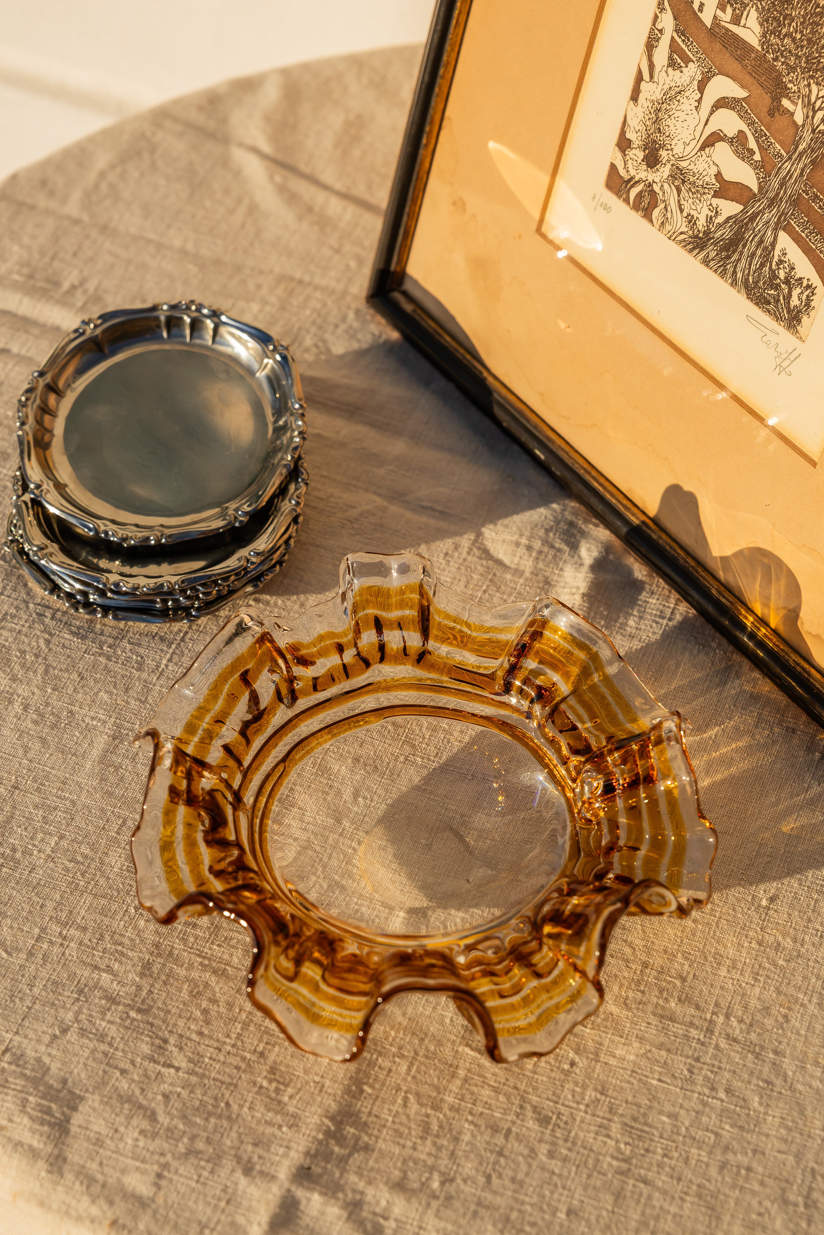 Murano, glasskål, 70-tallet