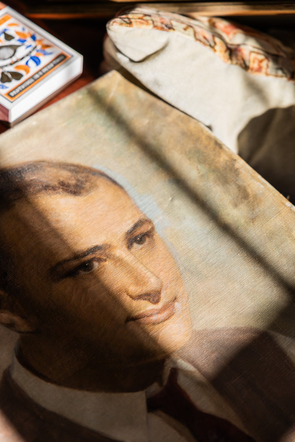 Maleri av kjekk mann