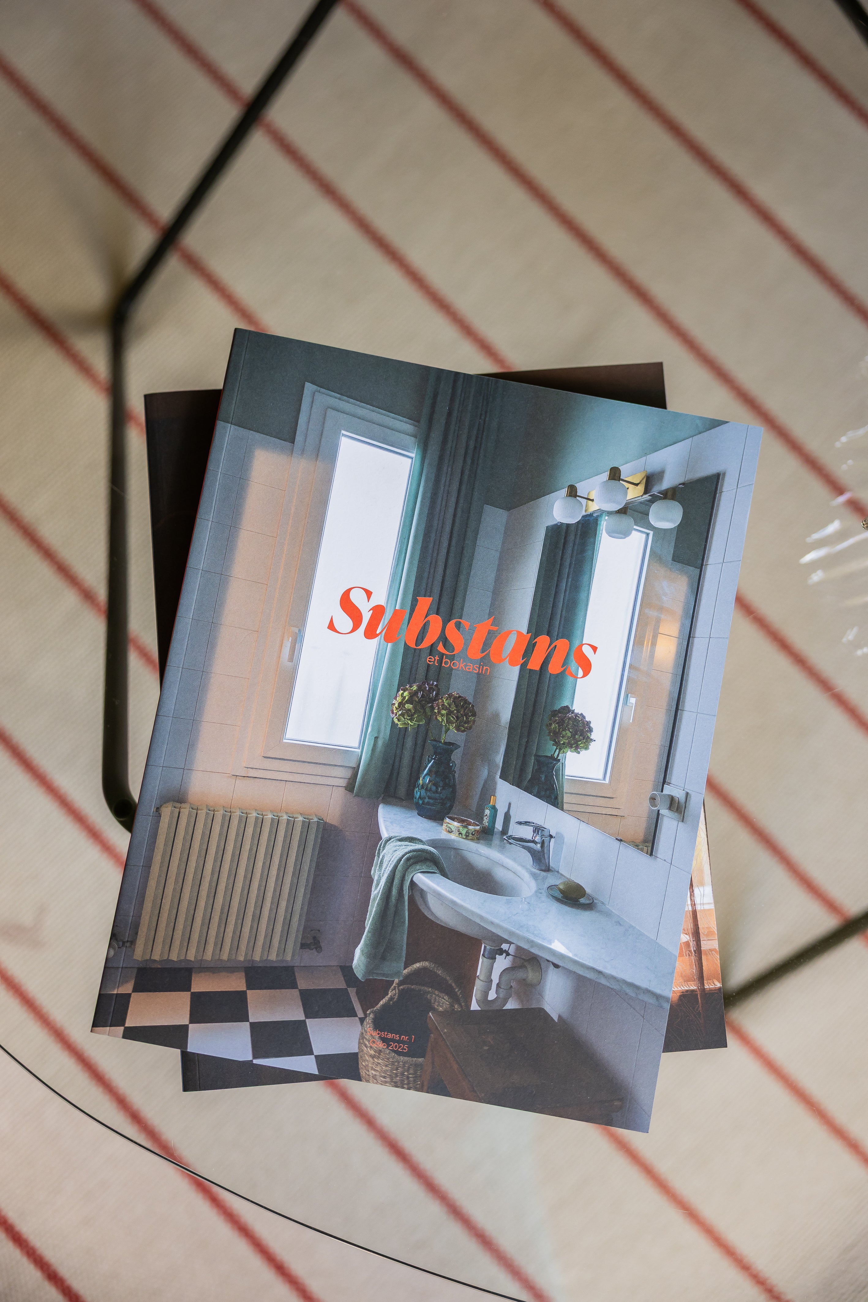 Substans Bokasin nr. 1, forside oransje/ beige