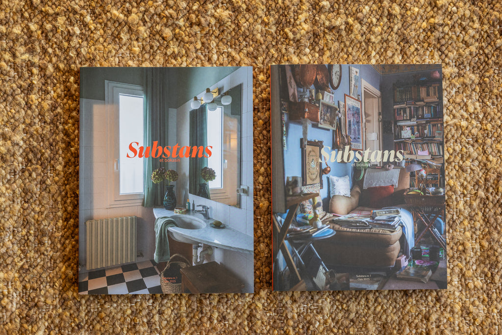 Substans Bokasin nr. 1, forside oransje/ beige